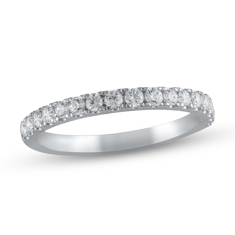 Main Image 1 of Previously Owned Diamond Wedding Band 1/4 ct tw Round-cut 14K White Gold