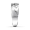 Thumbnail Image 3 of Previously Owned Men's Diamond Band 1/2 ct tw Square-cut 10K White Gold