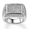 Thumbnail Image 1 of Previously Owned Men's Diamond Band 3 ct tw Round-cut 14K White Gold