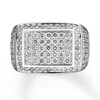 Thumbnail Image 4 of Previously Owned Men's Diamond Band 3 ct tw Round-cut 14K White Gold