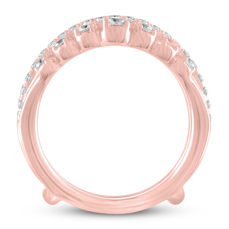 Main Image 2 of Previously Owned THE LEO Diamond Enhancer Ring 1 ct tw Round-cut 14K Rose Gold