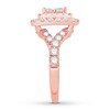 Thumbnail Image 3 of Previously Owned Princess-cut Diamond Engagement Ring 1-7/8 ct tw 14K Rose Gold