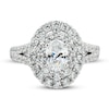 Thumbnail Image 3 of Previously Owned Diamond Engagement Ring 1-7/8 ct tw Oval & Round 14K White Gold