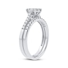 Thumbnail Image 2 of Previously Owned Diamond Bridal Set 3/8 ct tw Round-cut 10K White Gold