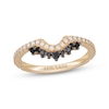 Thumbnail Image 1 of Neil Lane Black & White Diamond Contoured Wedding Band 3/8 ct tw 14K Yellow Gold