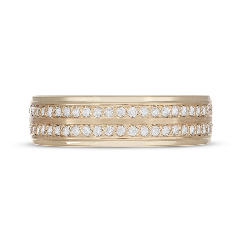 Neil Lane Men’s Round-cut Diamond Wedding Band 1/2 ct tw 14K Rose Gold