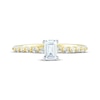 Thumbnail Image 3 of Adore Emerald-Cut Diamond Engagement Ring 3/4 ct tw 14K Two-Tone Gold