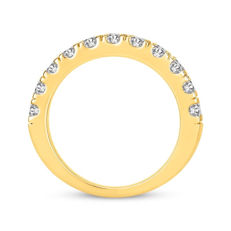 Lab-Created Diamonds by KAY Two-Row Anniversary Band 2 ct tw 14K Yellow Gold