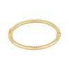 Thumbnail Image 2 of Etched Hollow Bangle Bracelet 10K Yellow Gold