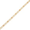 Thumbnail Image 2 of Diamond-Cut Valentino Chain Necklace 3.3mm Solid 14K Tri-Tone Gold 20"
