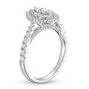 Thumbnail Image 2 of Previously Owned Multi-Diamond Engagement Ring 2 ct tw Pear & Round-cut 14K White Gold
