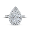 Thumbnail Image 3 of Previously Owned Multi-Diamond Engagement Ring 2 ct tw Pear & Round-cut 14K White Gold