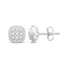 Thumbnail Image 3 of Previously Owned Diamond Stud Earrings 1/2 ct tw Round-Cut 10K White Gold