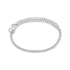 Thumbnail Image 2 of Previously Owned Diamond Adjustable Line Tennis Bracelet 1/4 ct tw 10K White Gold 8"