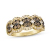 Thumbnail Image 1 of Previously Owned Le Vian Chocolate Waterfall Diamond Ring 1 ct tw 14K Honey Gold