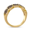 Thumbnail Image 3 of Previously Owned Le Vian Chocolate Waterfall Diamond Ring 1 ct tw 14K Honey Gold