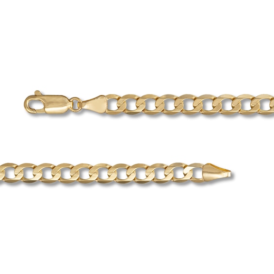 Previously Owned Curb Chain Solid 10K Yellow Gold 22"