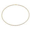 Thumbnail Image 2 of Previously Owned 3mm Rope Chain Necklace Solid 14K Yellow Gold 24"