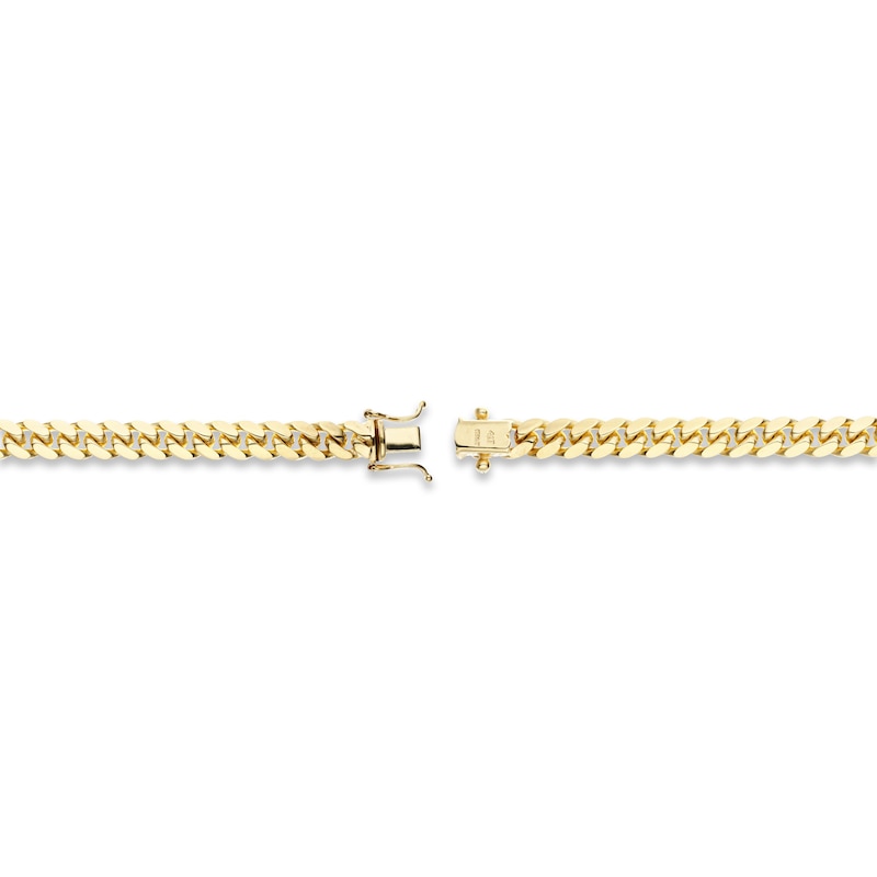 Main Image 3 of Previously Owned Cuban Chain Necklace Solid 14K Yellow Gold 22"