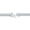Thumbnail Image 3 of Previously Owned Multi-Diamond Center Tennis Necklace 1/2 ct tw Sterling Silver 17"