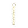 Thumbnail Image 3 of Previously Owned Men's Baguette & Round-Cut Diamond Cross Charm 2 ct tw 10K Yellow Gold