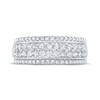 Thumbnail Image 3 of Previously Owned Multi-Row Diamond Anniversary Band 1 ct tw 10K White Gold