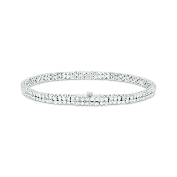 Previously Owned Diamond Double-Row Endless Bracelet 2 ct tw 10K White Gold 7"