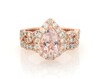 Thumbnail Image 1 of Previously Owned Neil Lane Morganite Bridal Set 1 ct tw Diamonds 14K Rose Gold Size 5.5
