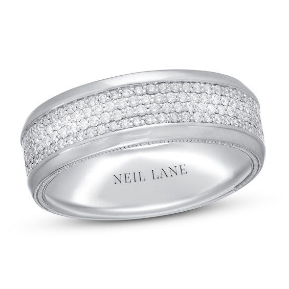 Previously Owned Neil Lane Men’s Diamond Wedding Band 5/8 ct tw 14K White Gold