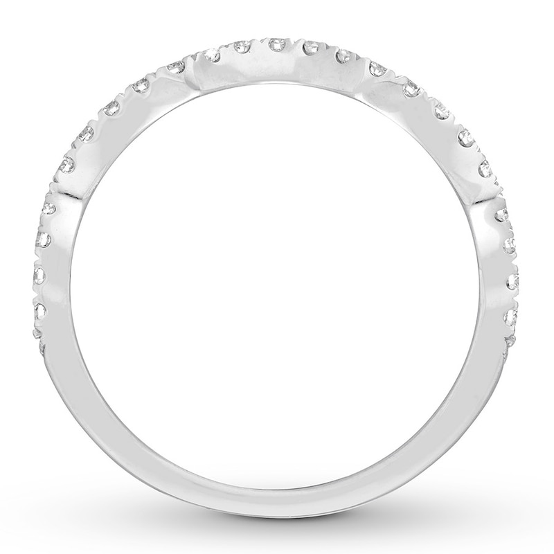 Main Image 2 of Previously Owned Neil Lane Diamond Wedding Band 1/4 ct tw Round 14K White Gold