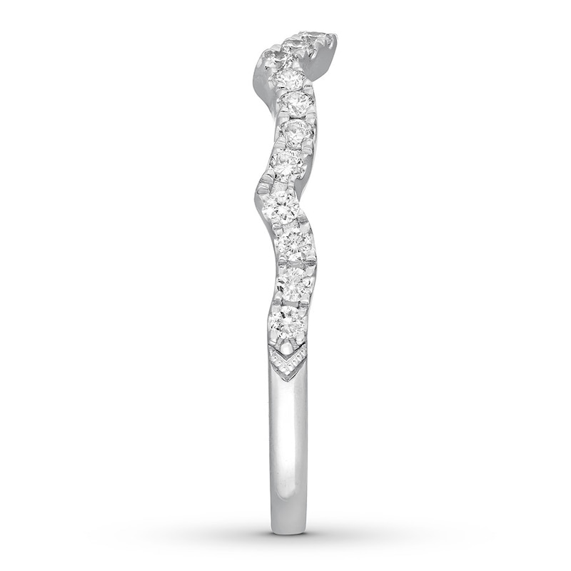 Main Image 3 of Previously Owned Neil Lane Diamond Wedding Band 1/4 ct tw Round 14K White Gold