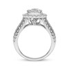 Thumbnail Image 3 of Previously Owned Multi-Diamond Pear Halo Engagement Ring 2 ct tw 10K White Gold