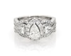 Thumbnail Image 1 of Previously Owned Neil Lane Pear-Shaped Diamond Halo Bridal Set 1-3/4 ct tw 14K White Gold Size 5