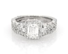 Thumbnail Image 1 of Previously Owned Monique Lhuillier Bliss Diamond Bridal Set 1-1/2ct tw Round-cut 18K White Gold Size 5.5