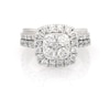 Thumbnail Image 1 of Previously Owned Diamond Bridal Set 1-5/8ct tw Round 14K White Gold Size 6