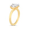 Thumbnail Image 2 of Previously Owned Toi et Moi Pear-Shaped & Oval-Cut Lab-Grown diamond Engagement ring 2 ct tw in 14K Yellow Gold