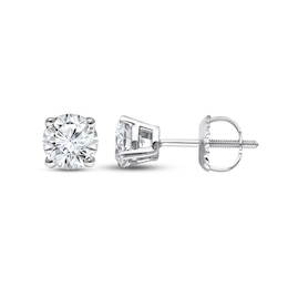 Previously Owned KAY Lab-Grown Diamonds Solitaire Stud Earrings 3/4 ct tw 10K White Gold (I/SI2)