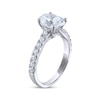 Thumbnail Image 2 of Previously Owned THE LEO Legacy Lab-Grown Diamond Oval-Cut Engagement Ring 2-1/2 ct tw 14K White Gold