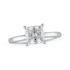 Thumbnail Image 1 of Previously Owned Lab-Grown Diamonds Princess-Cut Solitaire Engagement Ring 1-1/2 ct tw 14K White Gold (F/SI2)