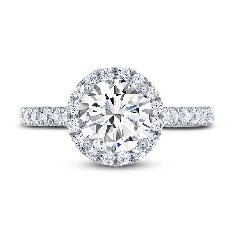 Main Image 3 of Previously Owned THE LEO Legacy Lab-Grown Diamond Engagement Ring 1-7/8 ct tw 14K White Gold