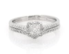 Thumbnail Image 1 of Previously Owned Multi-Diamond Bridal Set 1/3 ct tw 10K White Gold Size 8.5