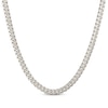 Thumbnail Image 1 of Previously Owned Cuban Curb Chain Necklace 6.8mm Hollow 10K White Gold 22"