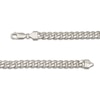 Thumbnail Image 3 of Previously Owned Cuban Curb Chain Necklace 6.8mm Hollow 10K White Gold 22"