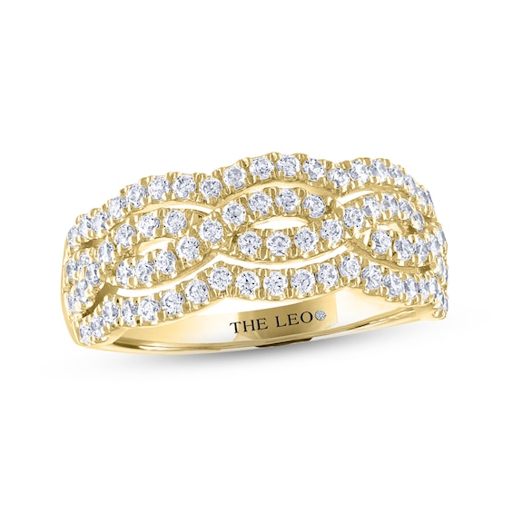 Previously Owned THE LEO Diamond Anniversary Band 3/4 ct tw Round-cut 14K Yellow Gold