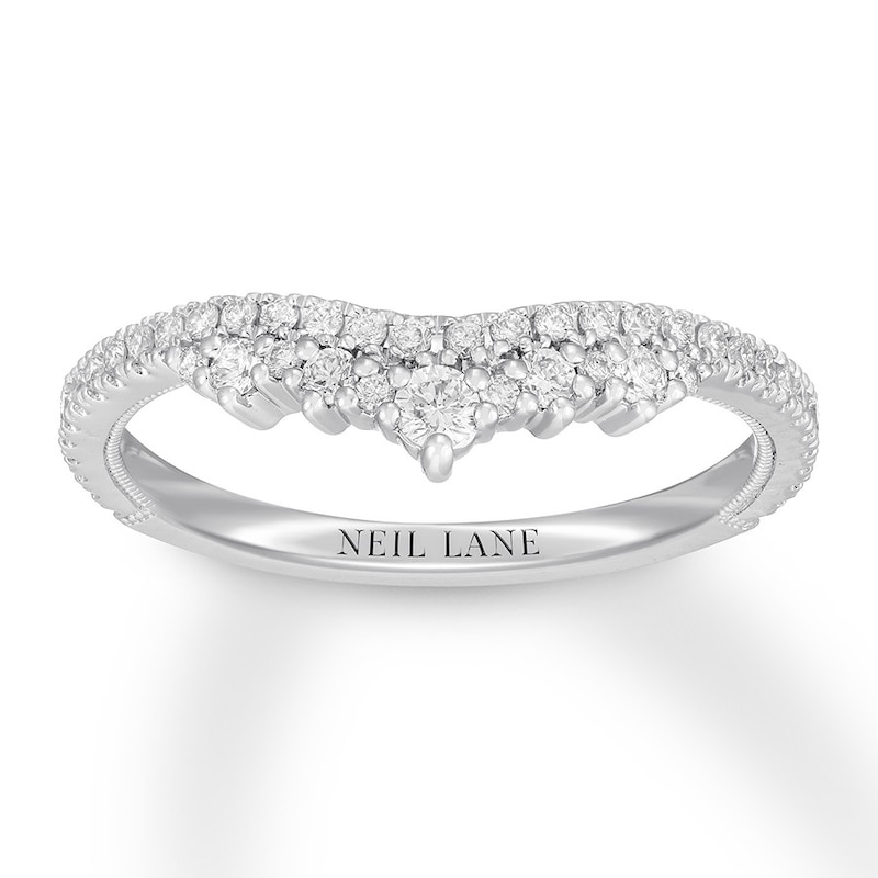 Main Image 1 of Previously Owned Neil Lane Diamond Wedding Band 1/3 ct tw 14K White Gold