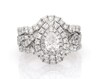 Thumbnail Image 1 of Previously Owned Neil Lane Pear-Shaped Diamond Double Halo Bridal Set 2 ct tw 14K White Gold Size 5
