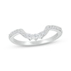 Thumbnail Image 4 of Previously Owned Multi-Diamond Center Oval Frame Bridal Set 1-1/4 ct tw 10K White Gold