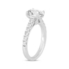 Thumbnail Image 2 of Previously Owned Lab-Grown Diamonds Oval-Cut Engagement Ring 2-1/2 ct tw 14K White Gold