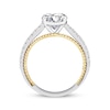 Thumbnail Image 3 of Previously Owned Threads of Love Round-Cut Lab-Grown Diamond Engagement Ring 2-1/4 ct tw 14K Two-Tone Gold