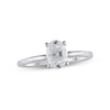 Thumbnail Image 1 of Previously Owned Lab-Grown Diamonds Solitaire Ring 1 ct tw Oval-cut 14K White Gold (F/VS2)